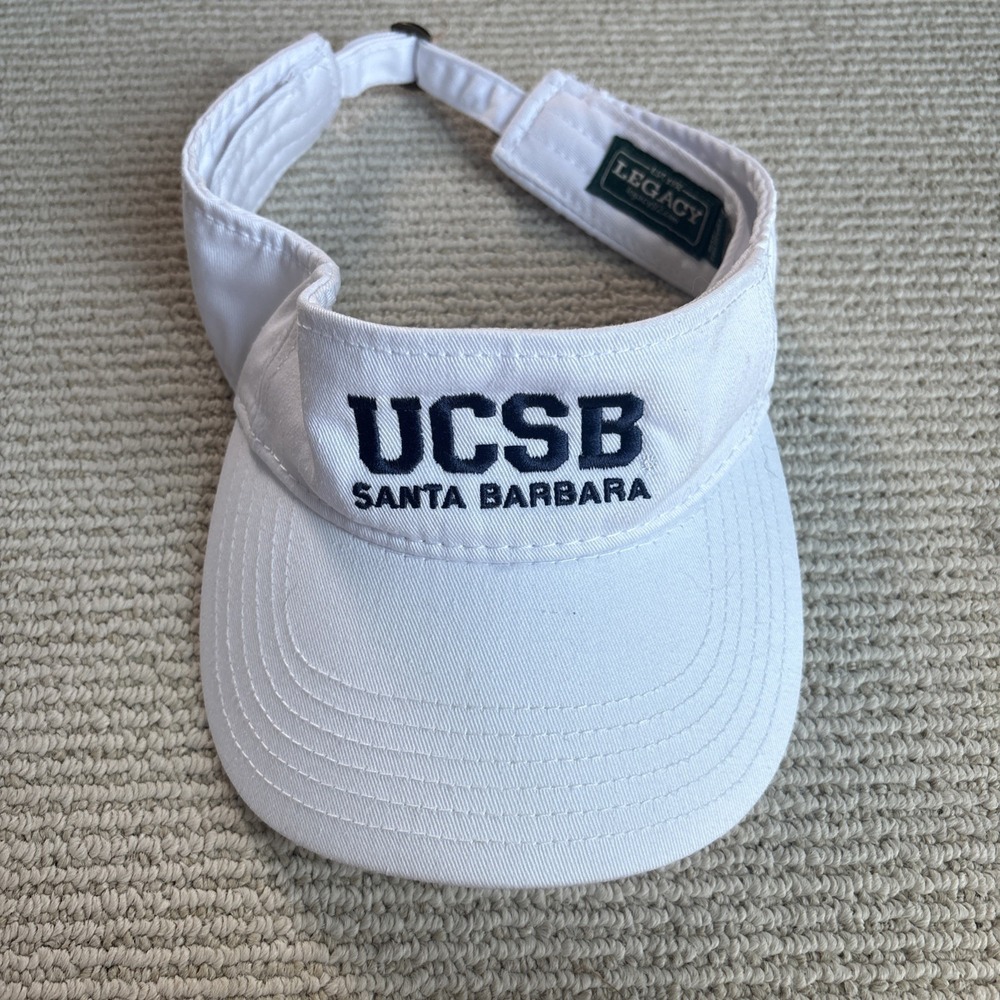 UCSB Santa Barbara Visor Cotton Legacy Strapback Hat Cap Adjustable